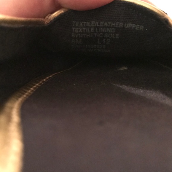 Tory Burch size 8 navy and gold flats - Picture 5 of 6